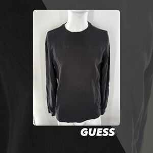 EUC Guess Embossed Logo Sweatshirt